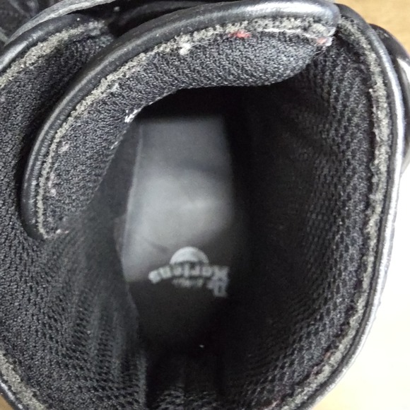 Doc Dr Martens DEVON HEART Leather Platform Buckle Boots Women's Size 6 US - Picture 11 of 12